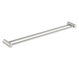 CADDENCE - 800mm Brushed Nickel Double Towel Rail