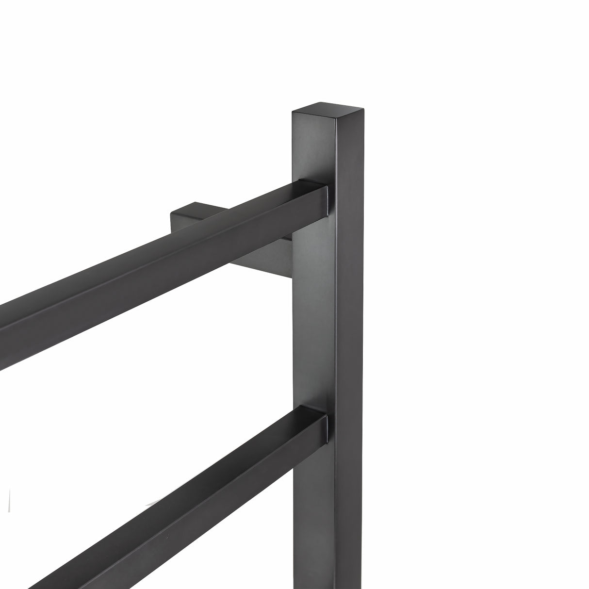 Brushed Gunmetal Heated Towel Rack 4 Bars