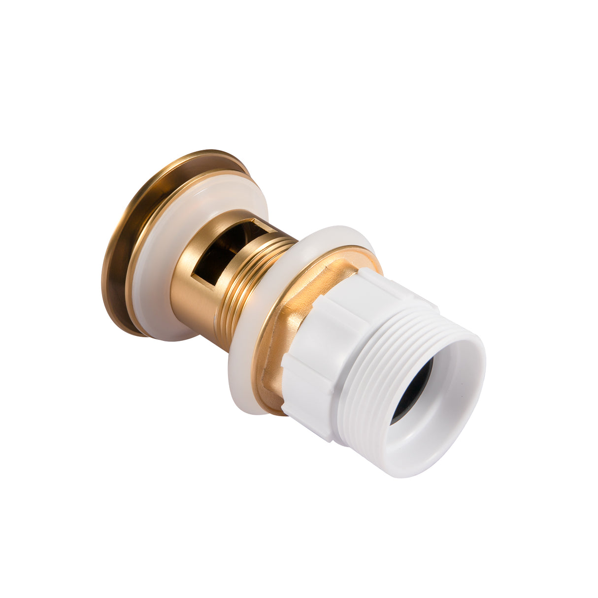 Brushed Brass Pop Up Waste Overflow