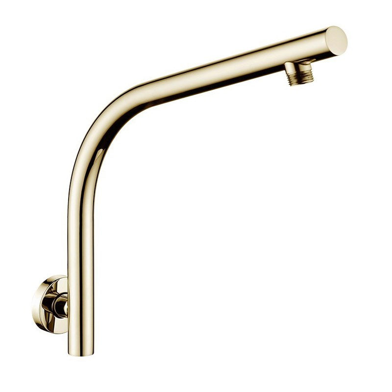 Brushed Brass Wall Shower Arm