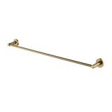 LUCID PIN - 800mm Brushed Brass Cuttable Single Towel Rail