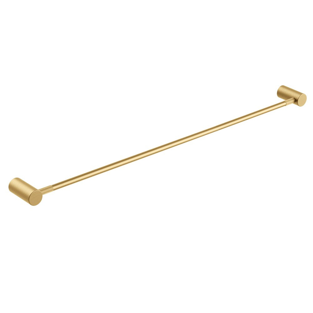 CADDENCE - 800mm Brushed Brass Single Towel Rail