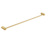 CADDENCE - 800mm Brushed Brass Single Towel Rail
