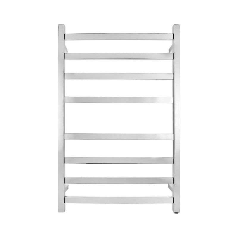 Chrome Heated Towel Rack 8 Bars