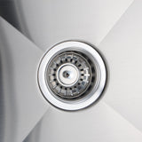 710x450x205mm Chrome Stainless Steel 1 & 1/2 Bowl Kitchen Sink