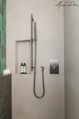 CADDENCE - Brushed Gunmetal Shower Rail