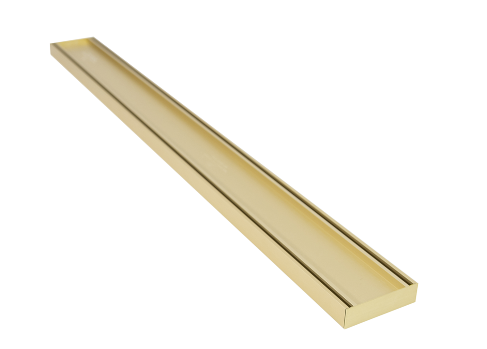 100x100x26mm Matte Yellow Gold Tile Insert Grate
