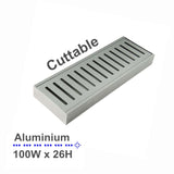 100x100x26mm Chrome Floor Grate - MTO Marbles & Tiles Outlet
