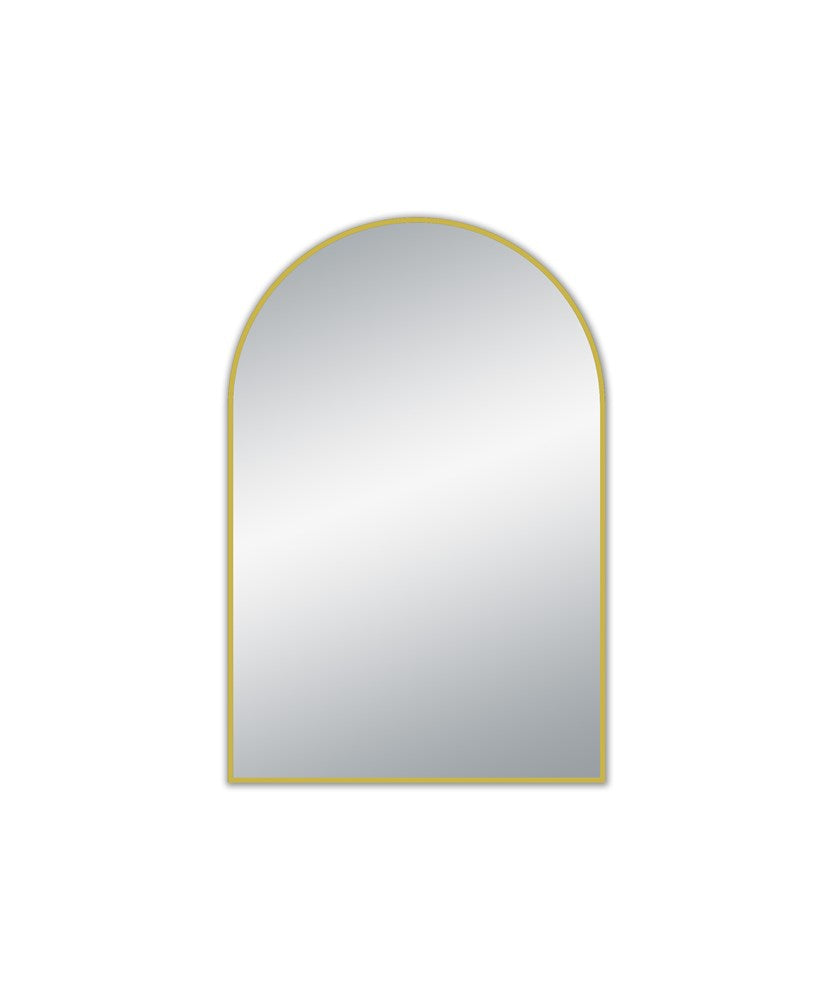 600x900x21.5mm Matte Brushed Gold Framed Mirror