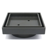 115x115x35mm Gunmetal Tile Insert Drain