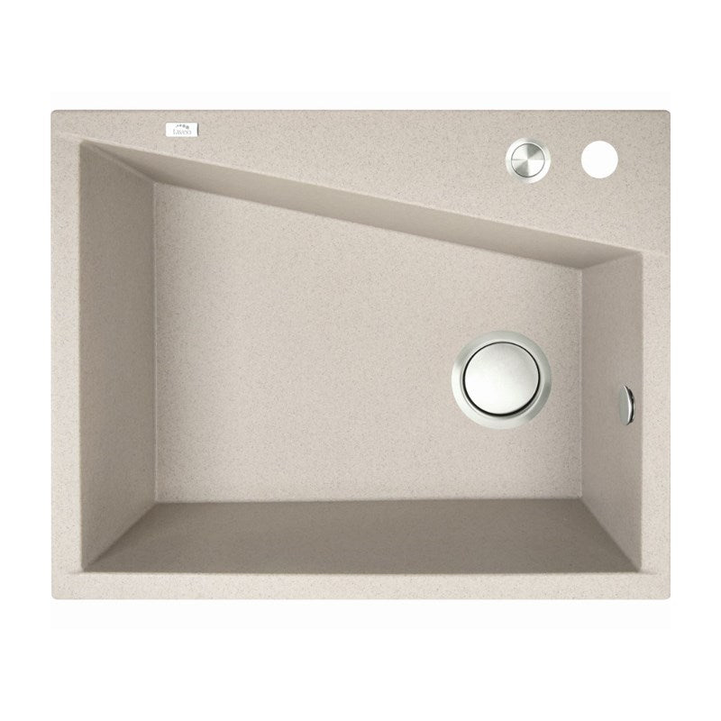 480x600x227mm Beige Granite Single Bowl Kitchen Sink