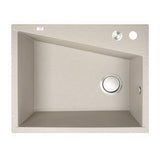 480x600x227mm Beige Granite Single Bowl Kitchen Sink