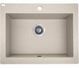 490x550x220mm Beige Granite Single Bowl Kitchen Sink