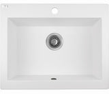 490x580x220mm White Granite Single Bowl Kitchen Sink