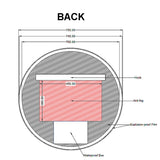 750mm LED Mirror