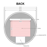 900mm LED Mirror