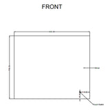 900x750mm LED Mirror