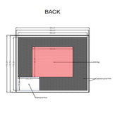900x750mm LED Mirror