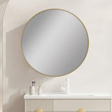 800mm Gold Framed Mirror