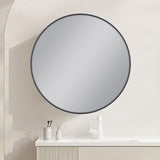 800mm Gunmetal Framed Mirror