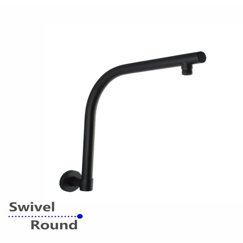 Black Wall Shower Arm