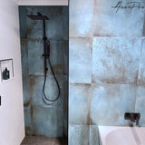 Black Shower Rail