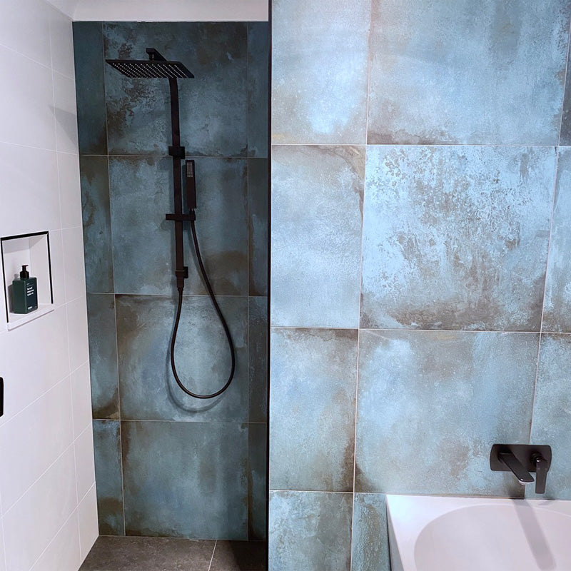 Black Single Function Handheld Shower