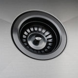 580x440x230mm Gun Metal Grey Stainless Steel Single Bowl Kitchen Sink