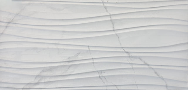 3D WAVE CARRARA FEATURE - MTO Marbles & Tiles Outlet