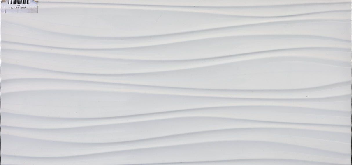 3D WAVE GLOSS WHITE - MTO Marbles & Tiles Outlet