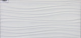 3D WAVE GLOSS WHITE - MTO Marbles & Tiles Outlet