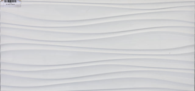 3D WAVE GLOSS WHITE - MTO Marbles & Tiles Outlet