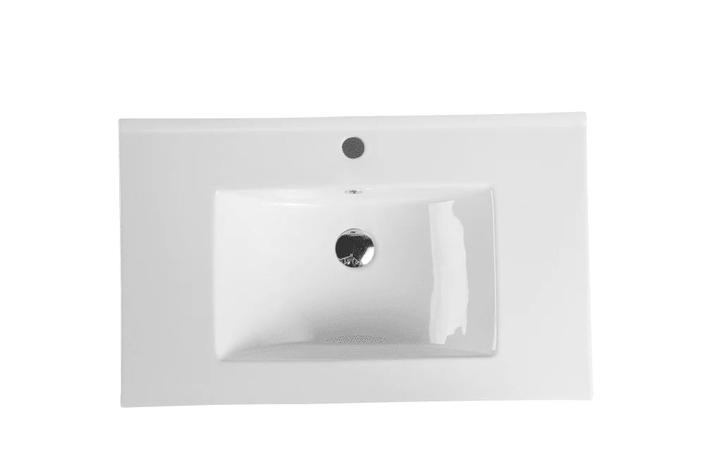 750mm Ceramic Top Vanity Basin