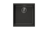 430x460x200mm Black Granite Single Bowl Kitchen Sink