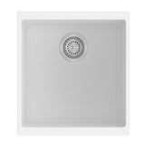430x460x200mm White Granite Single Bowl Kitchen Sink