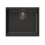 530x460x220mm Black Granite Single Bowl Kitchen Sink