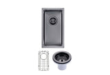 250x450x215mm Gunmetal Stainless Steel PVD Single Bowl Kitchen Sink