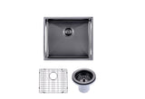 500x440x230mm Gunmetal Stainless Steel PVD Single Bowl Kitchen Sink