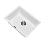 610x457mm White Granite Single Bowl Kitchen Sink