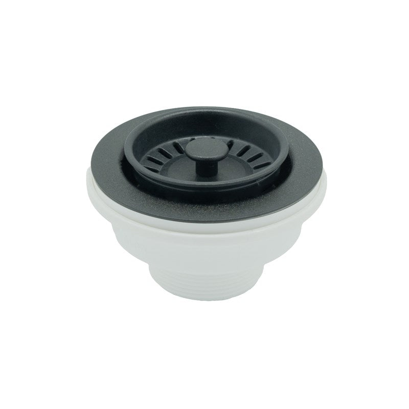 Granite Black Kitchen Sink Waste No Overflow