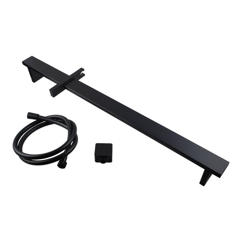 Black Shower Rail