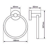 LUCID PIN - Black Towel Ring