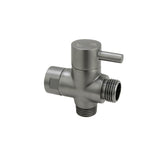Brushed Gunmetal Bidet Diverter