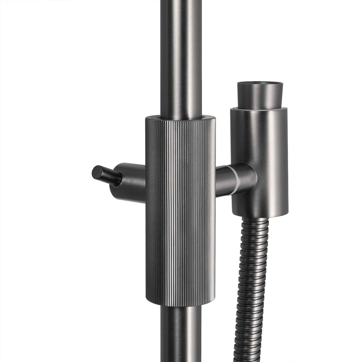 CADDENCE - Brushed Gunmetal Shower Rail