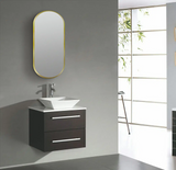 500x1000mm Matte Brushed Gold Framed LED Dressing Mirror