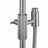 CADDENCE - Brushed Nickel Shower Rail