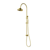 IKON Clasico Round Twin Shower Universal Water Inlet Brass In Various Colour
