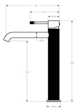 IKON: Basin Mixer High Rise