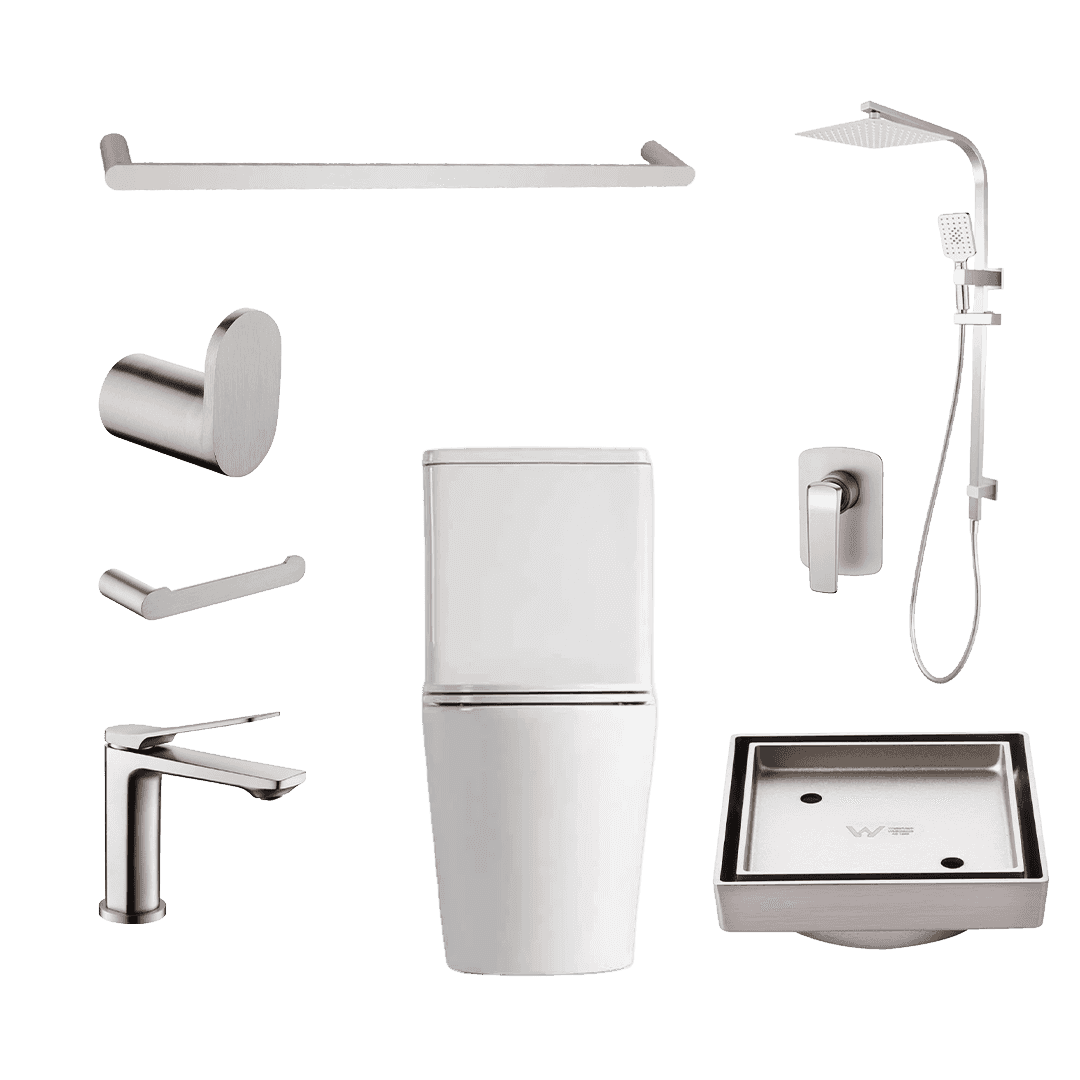 MTO's Brushed Nickel Bathroom Package